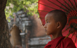 Young monk in Myanmar