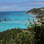 Some of the bluest water is in Bermuda.