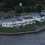 RVing along Kiel Canal