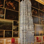 Catherine's Palace, Gallery wall with fireplace