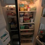 The fridge is full.